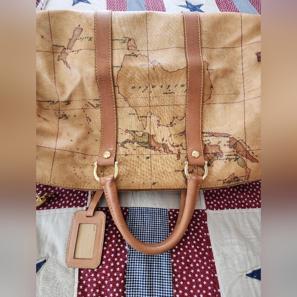 Super SALE Vintage Alviero Martini Bag With Lock And Key - Picture 9 of 10